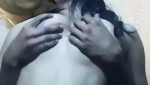 Kissing boob video