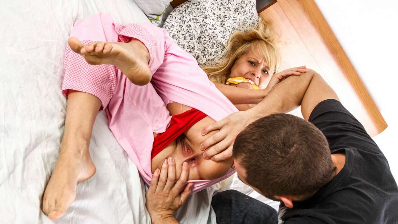wife tied down spread painful anal Xxx Photos
