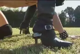 Asian Pony Play Boot lover