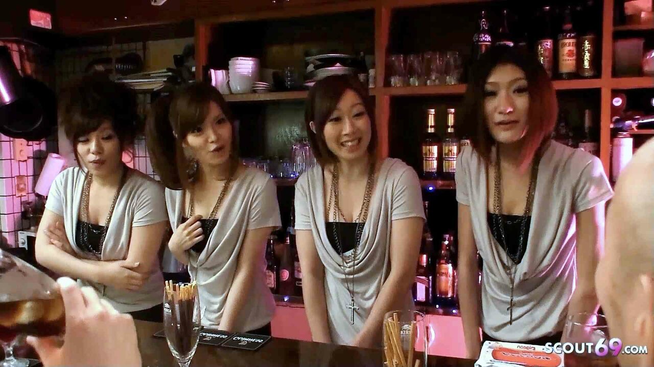 Swinger Sex Orgy with Petite Asian Teens in Japanese Club image picture