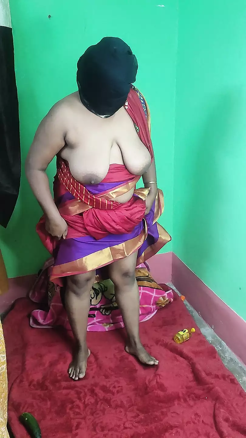 Bangla Boudi Orgasm Show - Desi Bengali Boudi Strips in Sharee and Fucking with Cucumber | xHamster