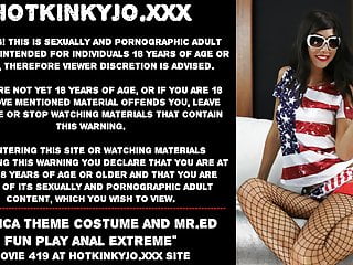 Erotic themed hotels - Hotkinkyjo murica theme costiume and mr.ed fun play anal