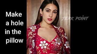 Sara Ali Khan Cum Tribute With Sex sound