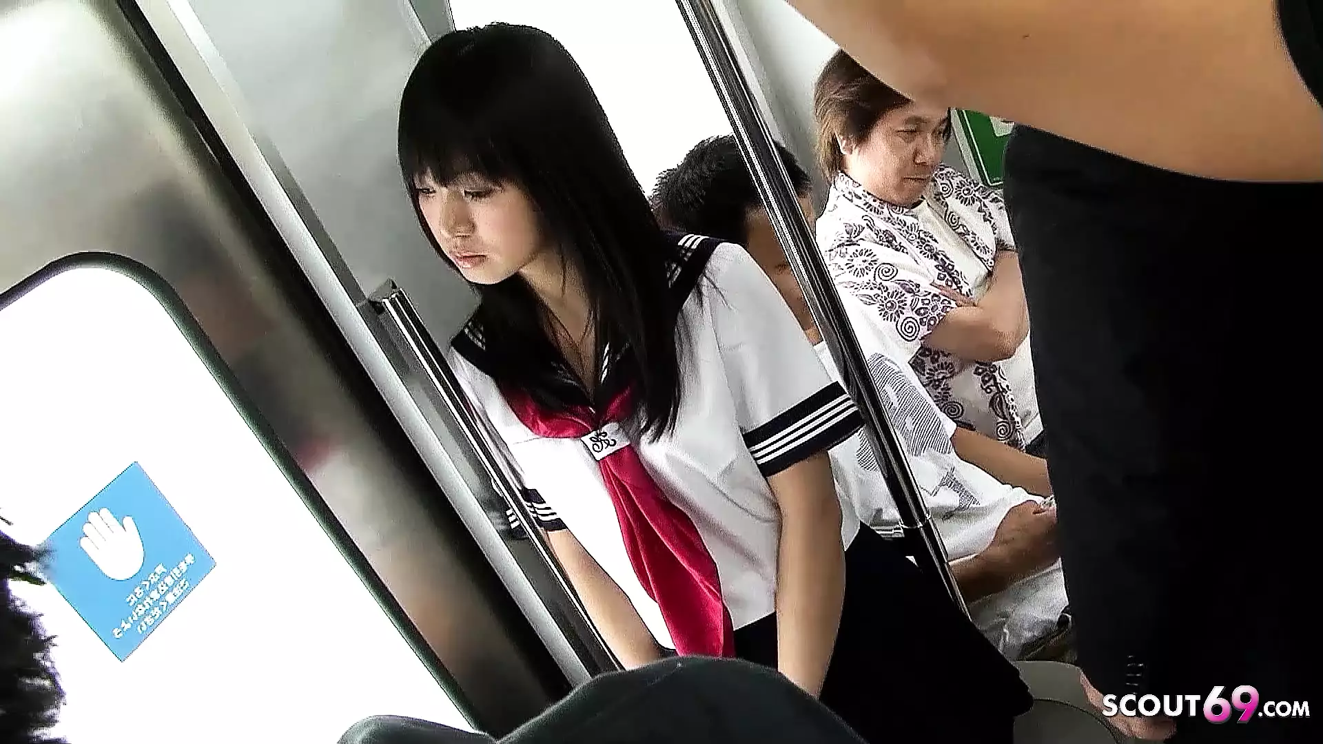 Public Gangbang in Bus