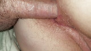 cumming in her stinky butthole