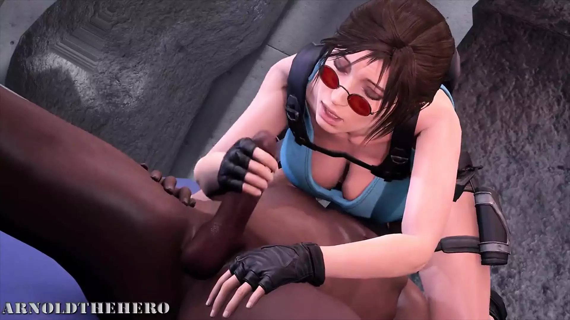 Lara Croft Jacking of a BBC, Free Girl HD Porn 4f