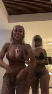180px x 320px - The Clermont Twins Shannade & Shannon dancing with friends | xHamster