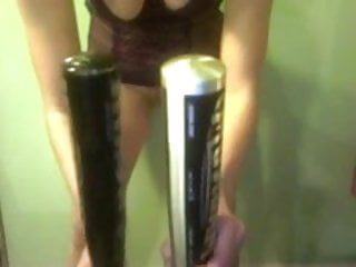 Baseball stadium sex video - Deep baseball bat riding