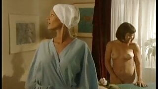 Nun goes in for a nude lesbian massage (short)