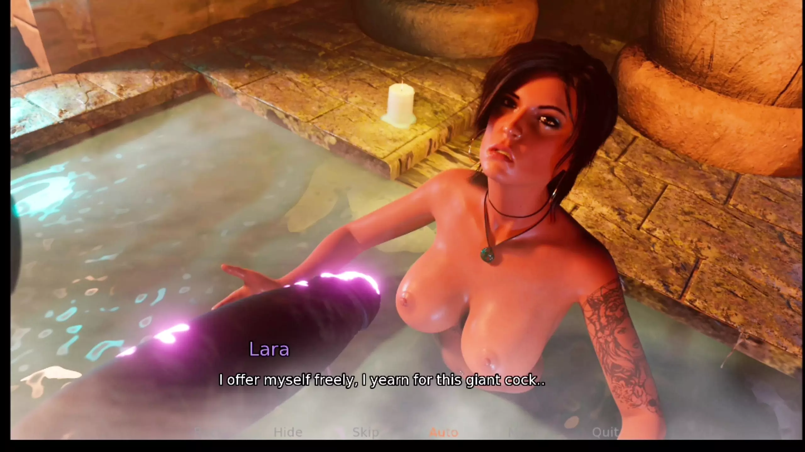 Lara Craft - Croft adventure #1 - Lara can't stop thinking about the lesbian FH |  xHamster