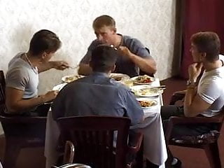 Housewife gangbang husband watch - Husband watching wife gangbanged in restaurant