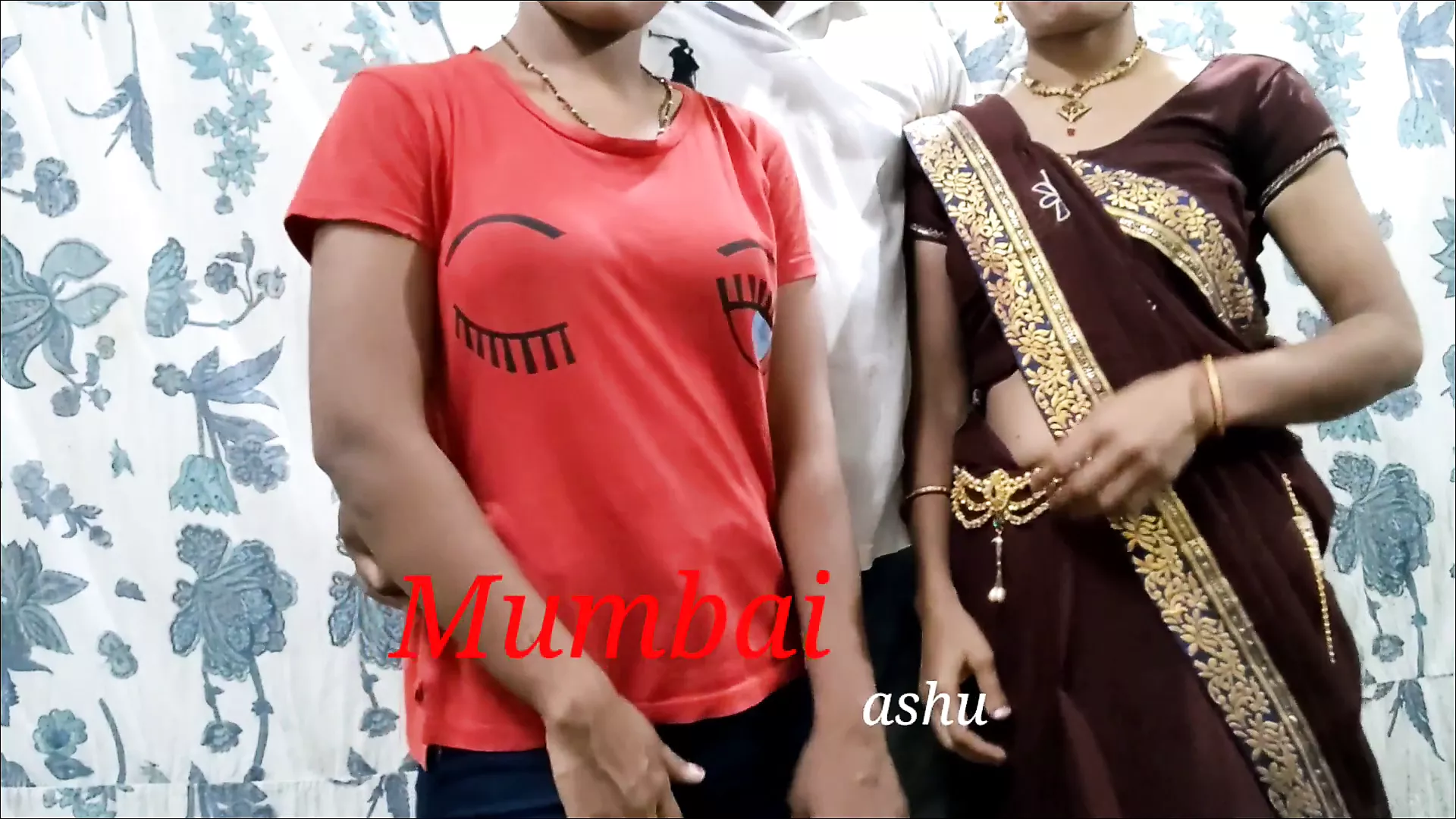 Indian threesome video, Mumbai Ashu sex video, anal