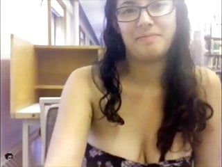 Tanner getting naked - Nerd getting naked in library