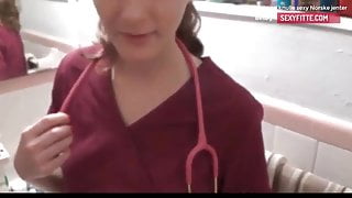 Секс норвежской медсестры в видео от первого лица