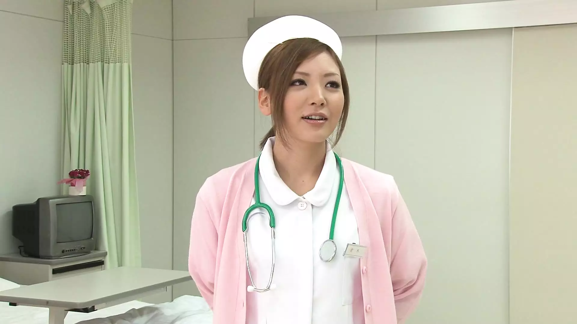 fru på sjukhus Japan