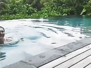 Kelly brook nude video - Kelly brook in a white, wet bikini to hold her massive boobs