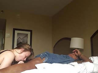 Maximize her pleasure - Horny white chick using black cock for her pleasure