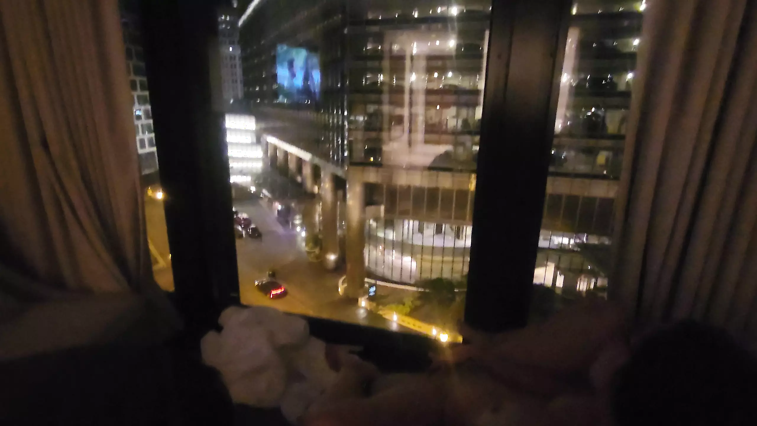 hotel window voyeur masturbation