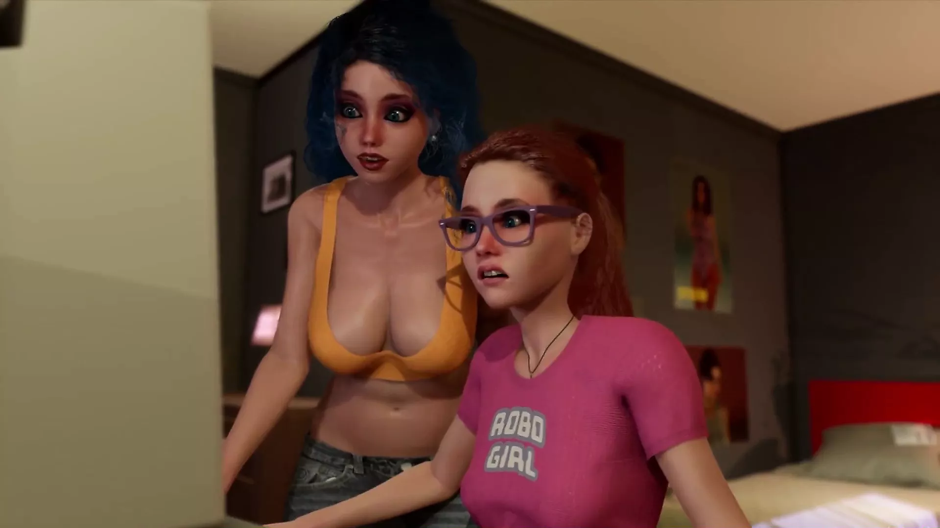 3D Shemale Mom and Sissy Step-Step Son Compilation Animation pic