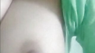 Cumshot on her boobs