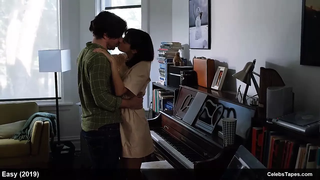 Kate Micucci and Malin Akerman Nude and Hot Threesome Sex Scenes