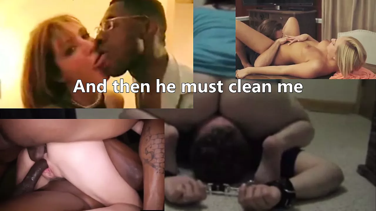 wife hubby clean up bbc gangbang