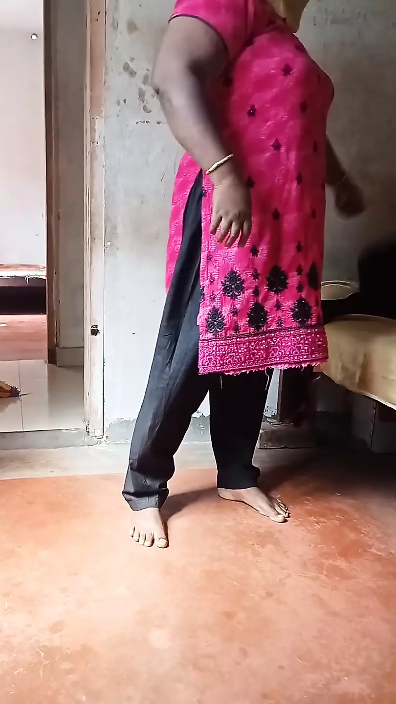 Lady Changing In Bedroom