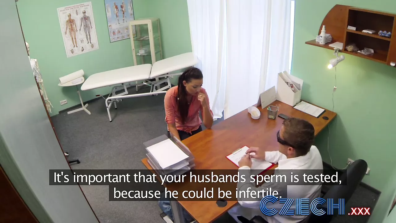 Czech Doctor intimately examines a married woman