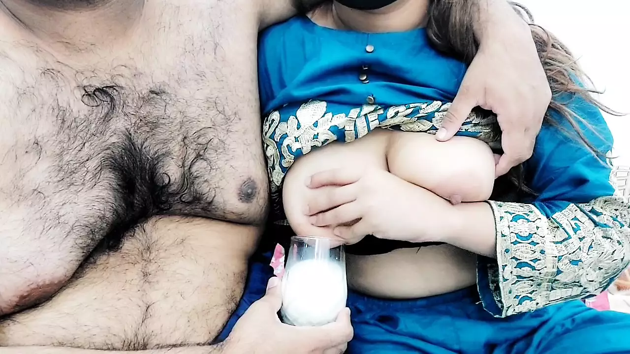 Husband Drinking Big Boobs Milk - Indian Wife Big Boobs Milking for Her Cuckold Husband Anal Sex | xHamster