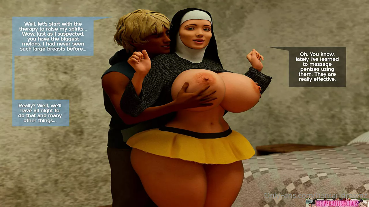 Busty and Horny Nun Fucking for the First Time: HD Porn 7f