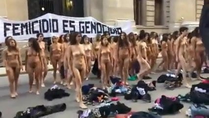 Nude Women Protest in Argentina -colour Version video on xHamster - the ult...