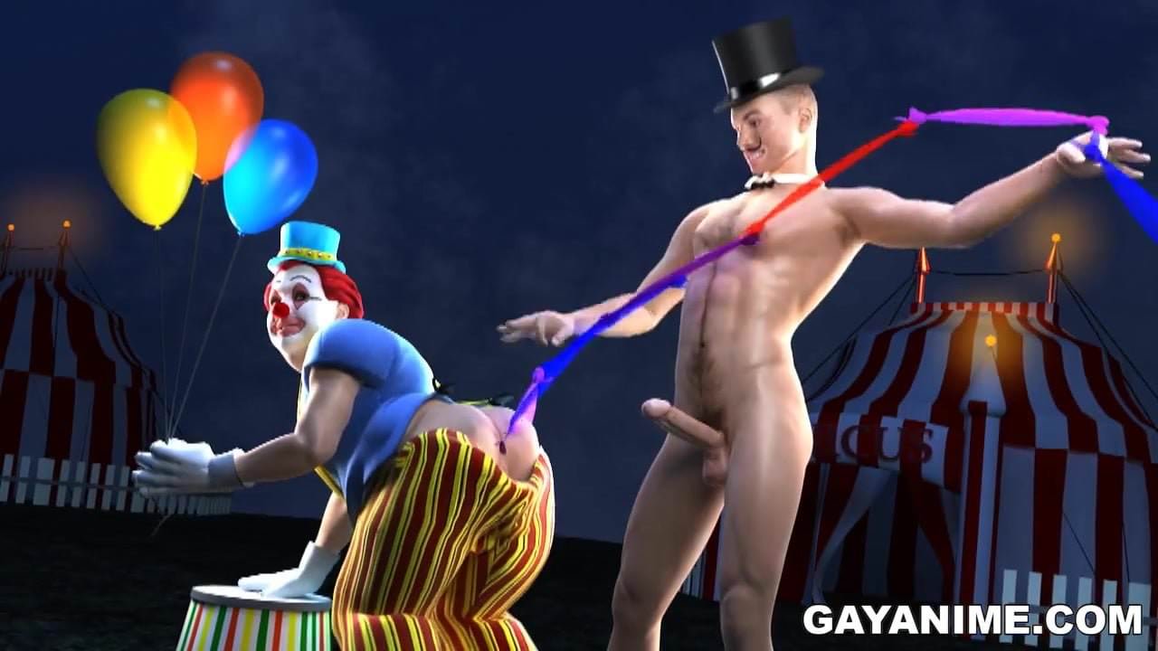 Clown gay porn