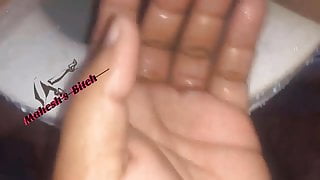 Sri Lankan Sinhala Wife giving Hand & Blow Jobs & Getting Cum Facial