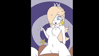 Mario Princess Rosalina 1UP by minus 8