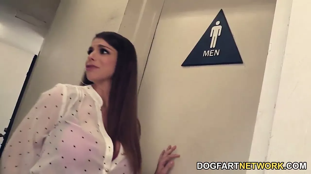 Brooklyn Chase Gets Black Cocks To Fuck In A Restroom pic photo