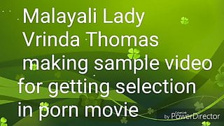 Malayali Girl Vrinda's sample video
