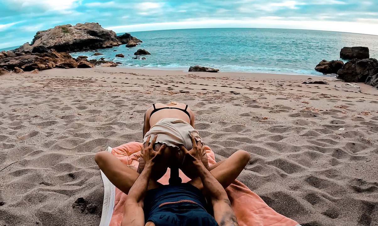 Sex på stranden på semester med kåt flickvän xHamster bilde bilde