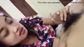 Malay girlfriend blowjob in hotel room